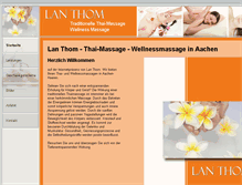 Tablet Screenshot of aachen-massage.com